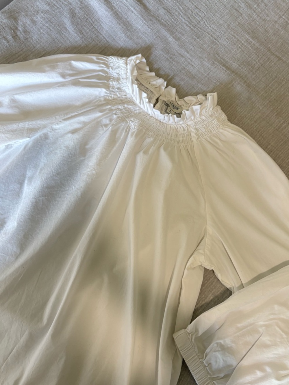 Ruffle Neck Blouse (J.Crew) - Picture 2 of 6